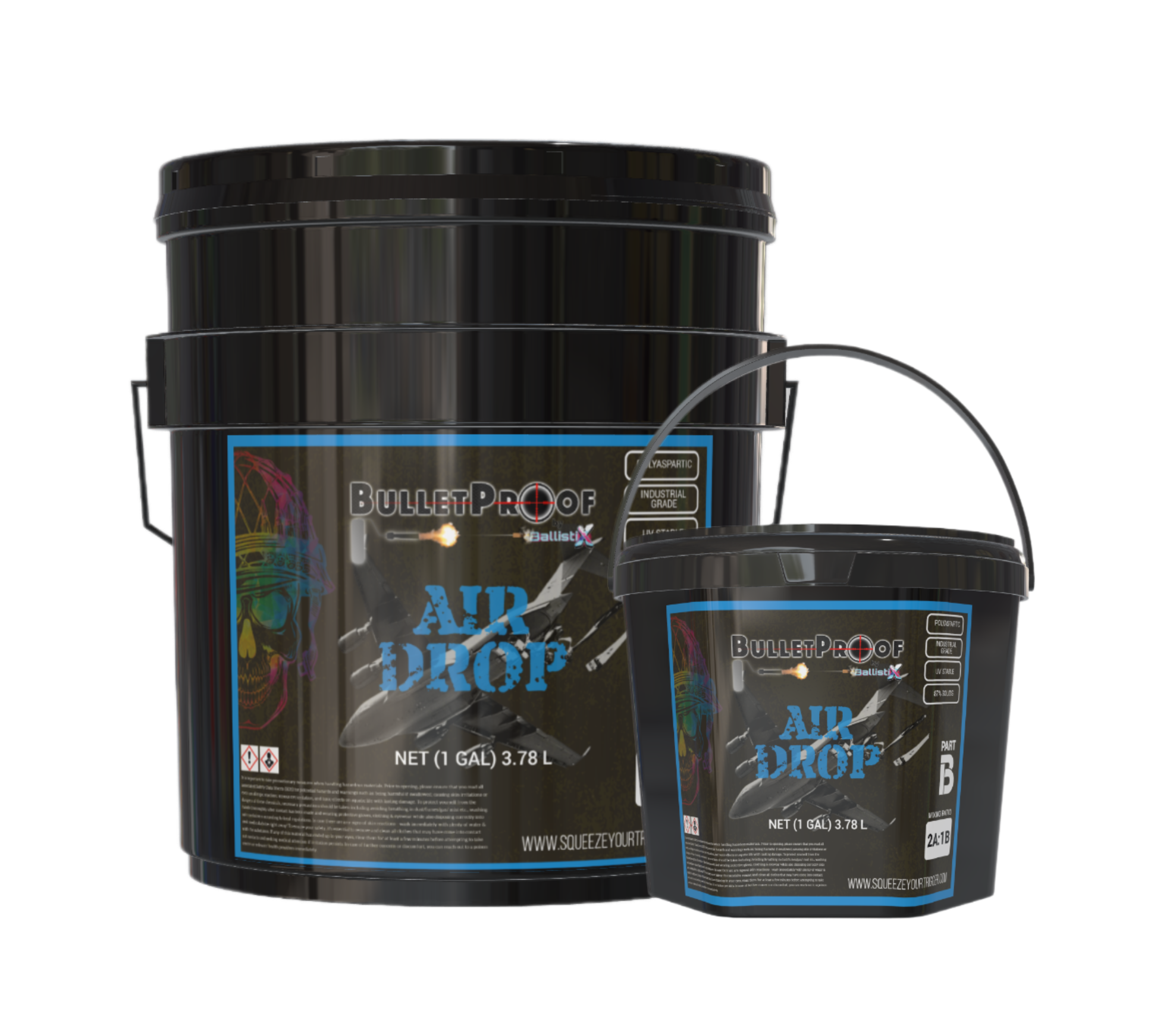 AirDrop | 87% Solids Polyaspartic (3 GAL KIT)