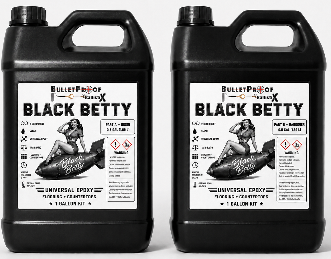 Bulletproof Resins: Black Betty Universal Clear Epoxy System