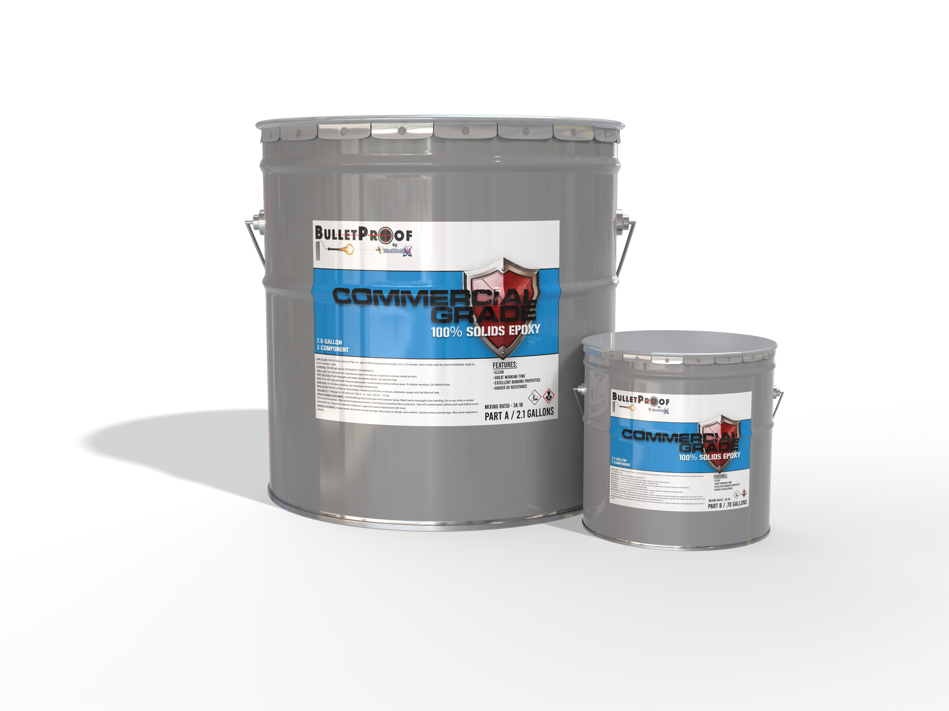 Bulletproof: Commercial Grade - 100% Solids Epoxy