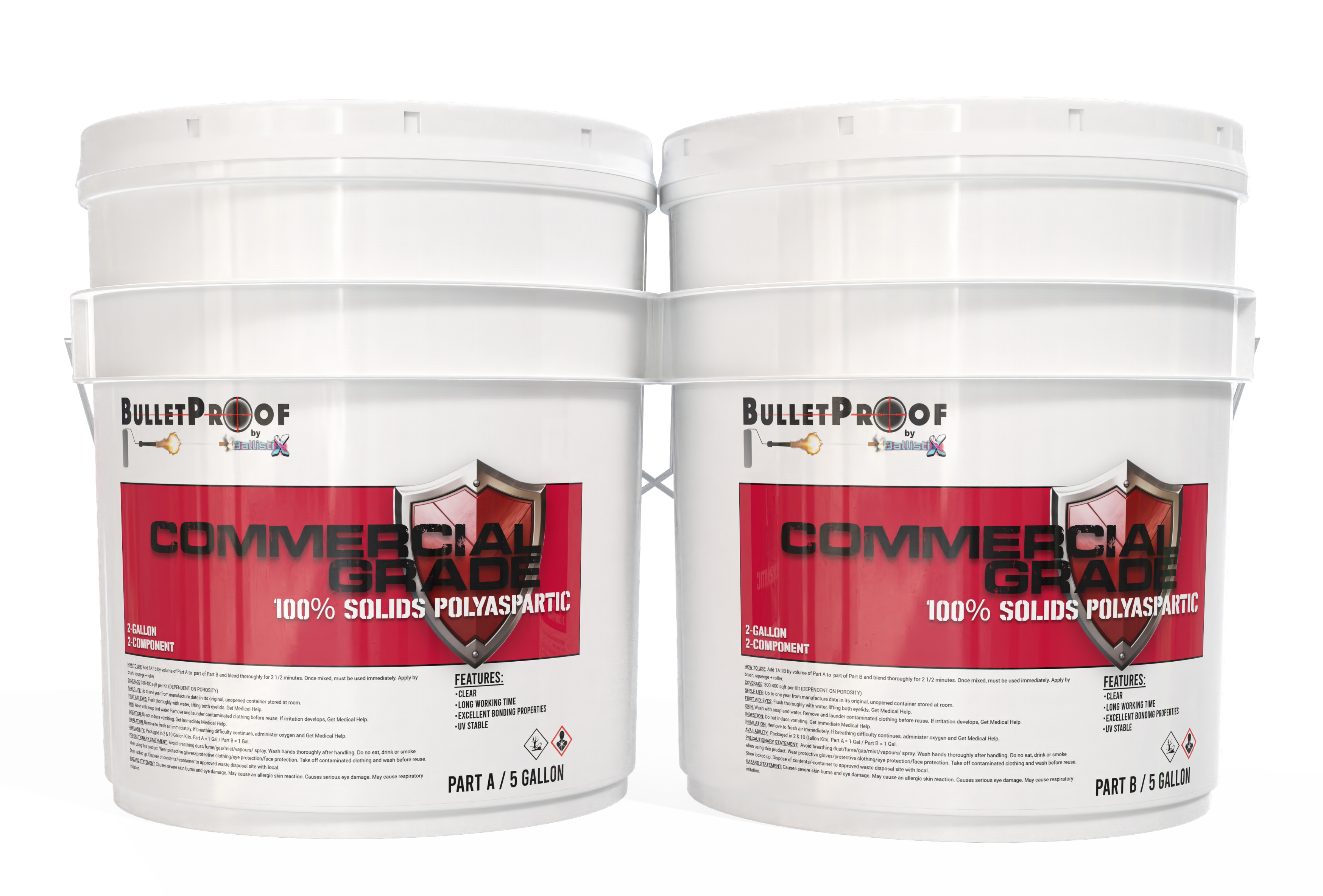 Bulletproof: Commercial Grade - 100% Solids Polyaspartic