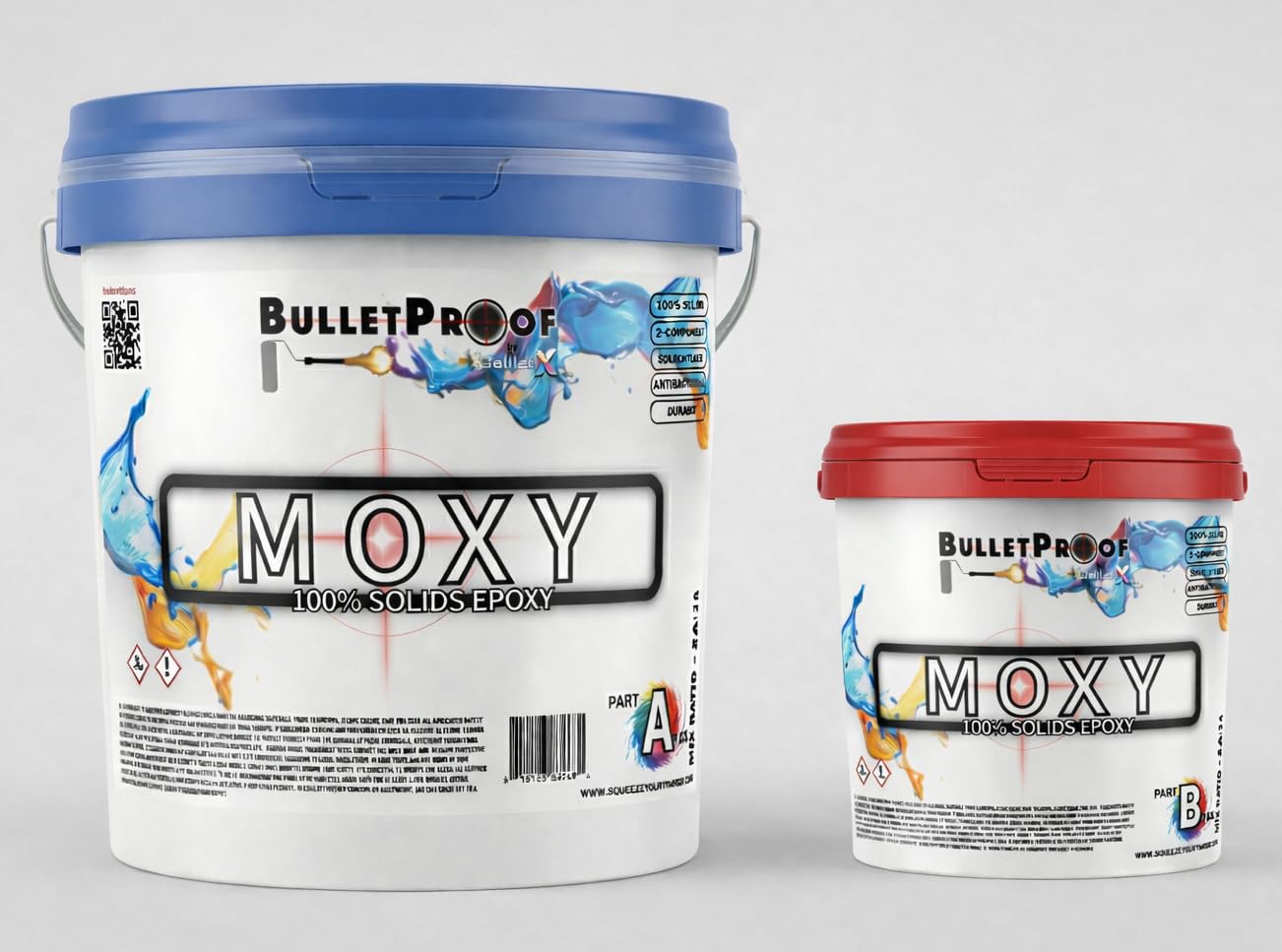 Bulletproof: MOXY | 100% Solids Epoxy 3 Gallon Kit – Squeeze Your Trigger
