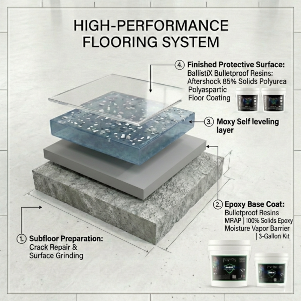 Bulletproof: MOXY | 100% Solids Epoxy 3 Gallon Kit