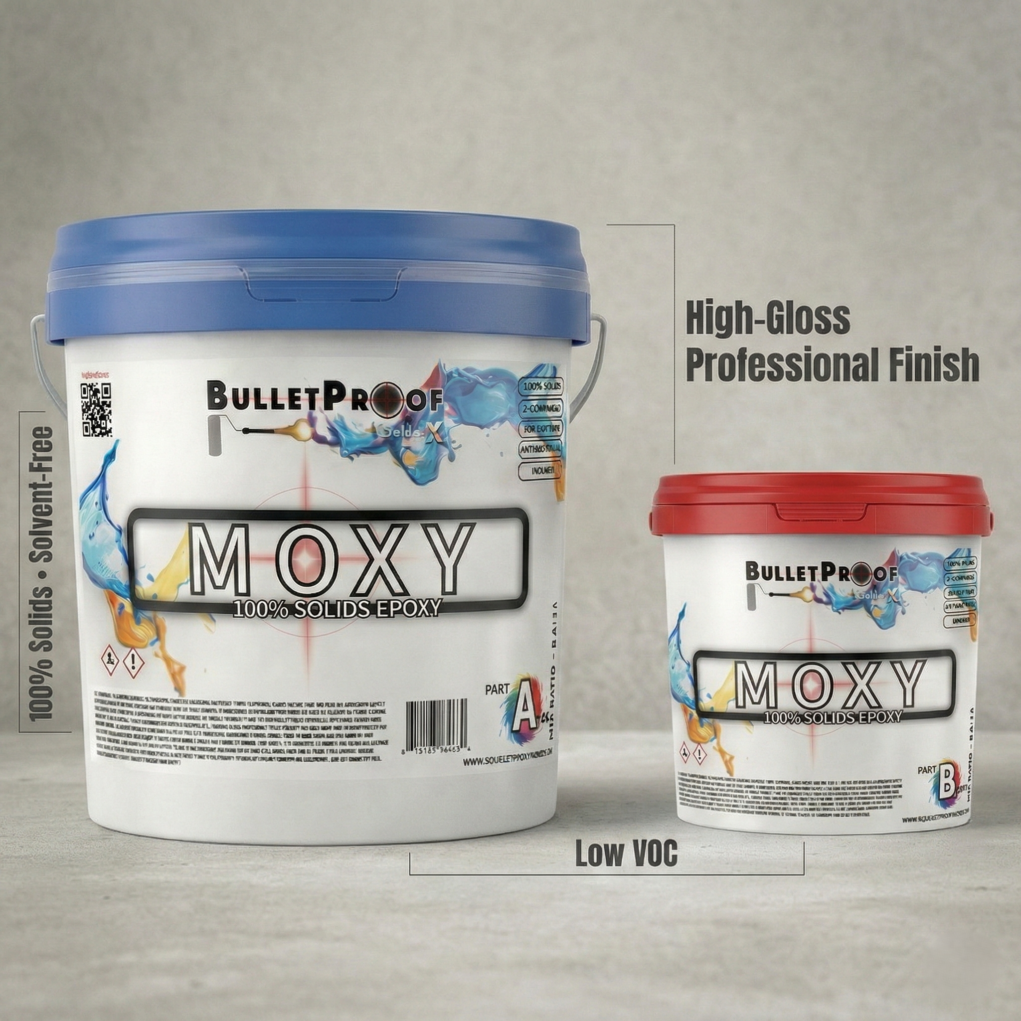 Bulletproof: MOXY | 100% Solids Epoxy 3 Gallon Kit