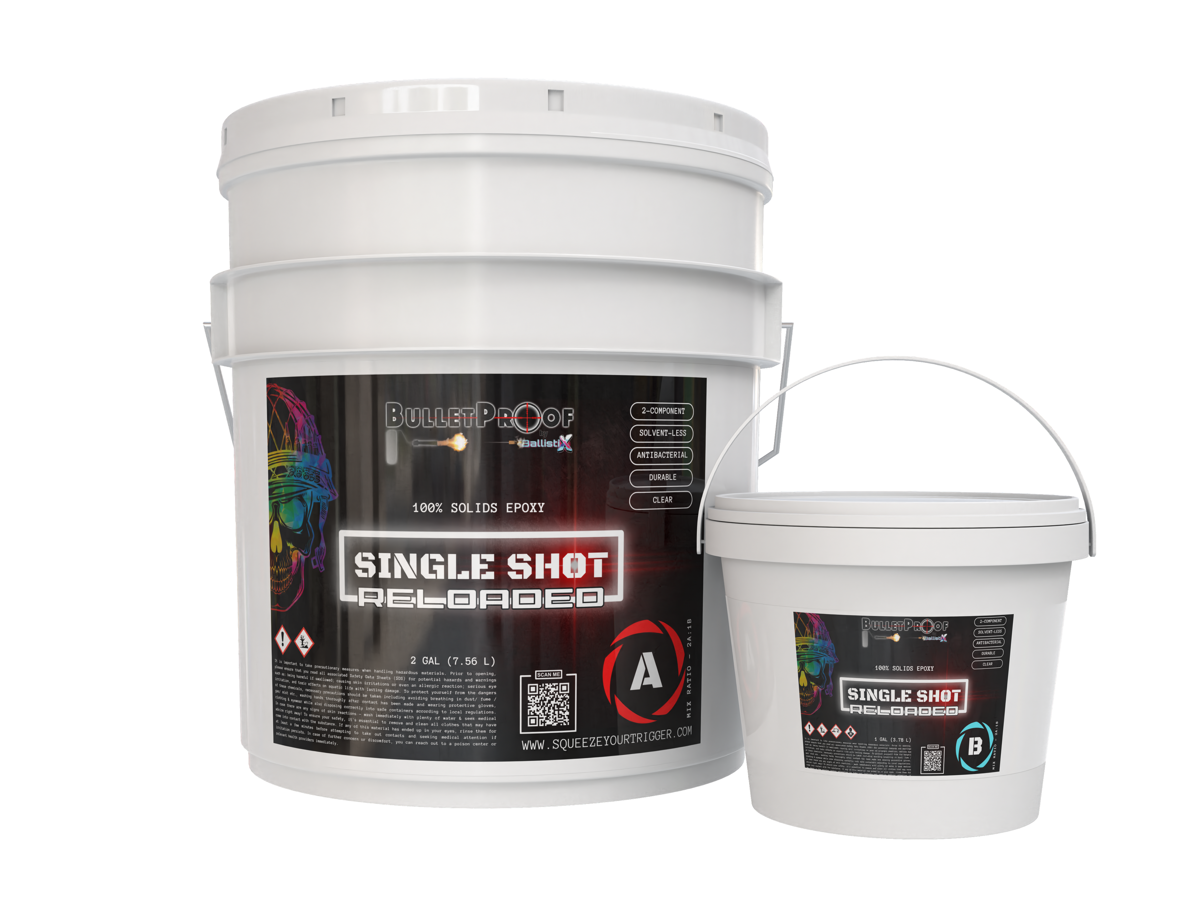 Single Shot Reloaded | 100% Solids Epoxy (3 Gal Kit)
